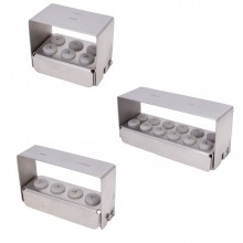 Sterilisable Steel Box for Dental Burs (1 Piece)