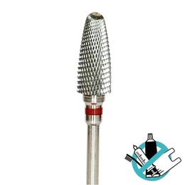 Tungsten Carbide PM Cross-Cut Egg-Shaped Burr - 1 Unit