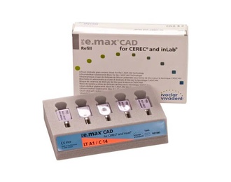 IPS e.Max CAD Low Translucency Ceramic Blocks, 5 Units