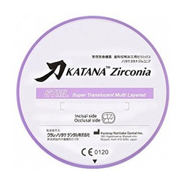 Katana ZR STML Super Translucent Zirconia Discs for CAD/CAM Restorations