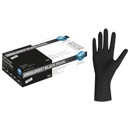 Black Pearl Black Nitrile Gloves – 100 Pieces for Dental Professionals