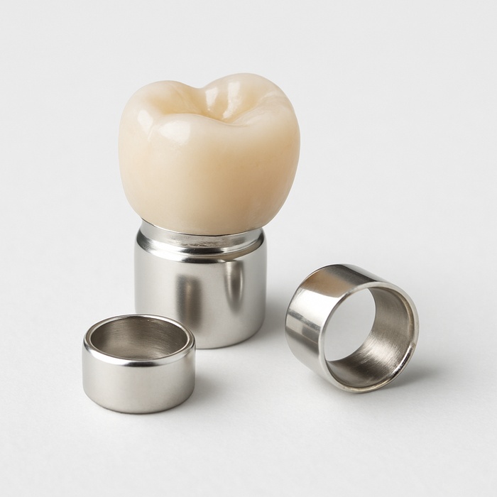 Primary/Secondary Crown only metal coping Precious