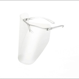 Small Transparent Operator Visor with 10 Replacement Screens