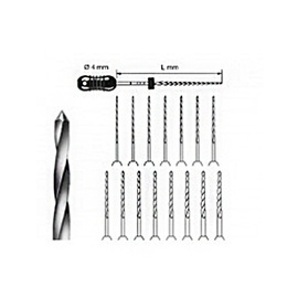 Stainless Steel Endodontic Mechanical Burs Set - 6 Pieces
