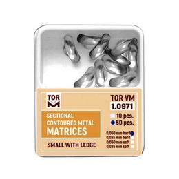 Sectional Contoured Metal Matrix Bands - Pack of 10