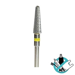 Tapered Cross-Cut Tungsten Carbide PM Bur – Single Unit