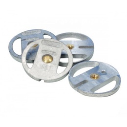 Zinc Mounting Platinum for Dental Articulators – 2 Units