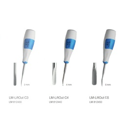 LiftOut Luxury Curved Extraction Luxator for Precise Tooth Luxation