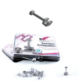 Orthodontic Crimpable Hooks for Archwires – Pack of 10