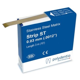 ST Metal Matrix Strip Roll 0.03 mm for Precise Dental Restorations