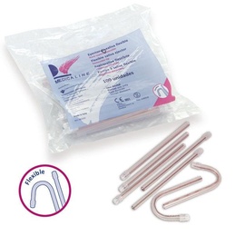 Flexible Transparent Saliva Ejectors - Pack of 100