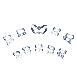 Assorted Dental Clamp Kit - 10 Pieces