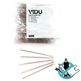 Disposable Saliva Ejectors Pack of 100 for Dental Clinics and Labs