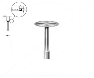 Diamond Disc 943.104 for Precision Dental Laboratory Cutting