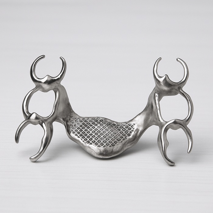 Printing pure Titanium Framework