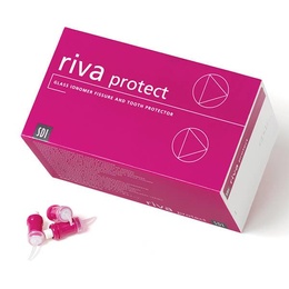 Riva Protect White Glass Ionomer Sealant Capsules 50 pcs