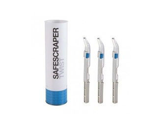 Safescraper Twist Curved Bone Scraper Set - 3 Pieces