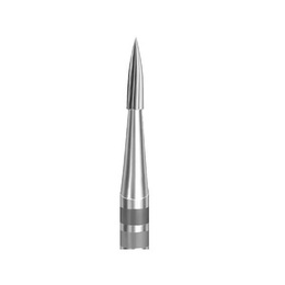 H246B Tungsten Carbide Flame Burr for Precise Occlusal Finishing – 5 pcs