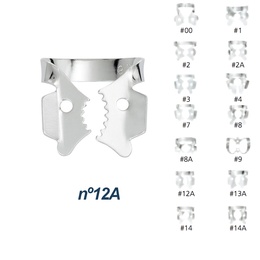 Hygenic Clamps with Wings for Premolar Teeth