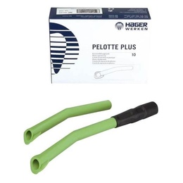 Pelotte Plus Green Suction Cannulas Set with Adapter (10 pcs)