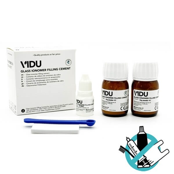 Glass Ionomer Cement for Restorations - 20g Powder + 6g Liquid