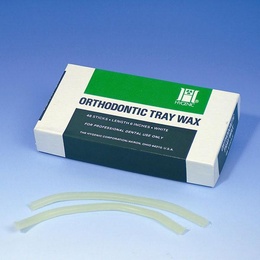 Orthodontic Wax Yellow Trays - 48 Soft Strips for Braces Comfort