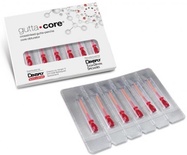 Guttacore Pink Endodontic Obturators with Interwoven Gutta-Percha Core