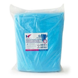 Disposable Surgical Gown Size L with Elastic Cuffs – 10 Pack