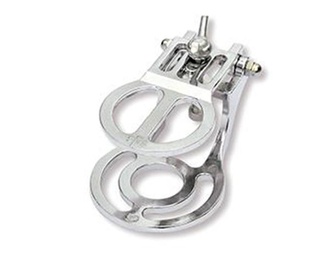 Articulator Hinge with Rounded Base for Precise Dental Adjustments