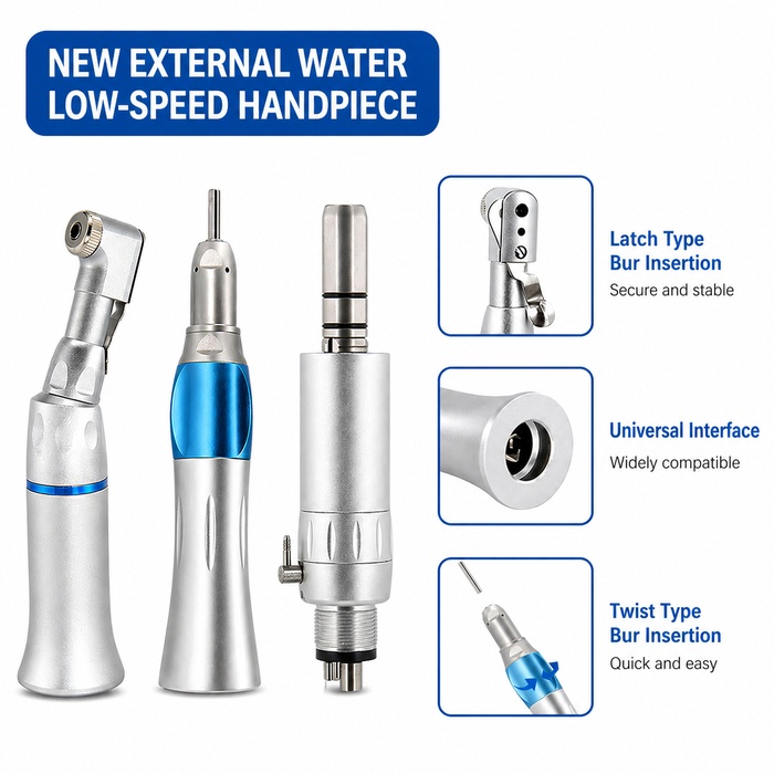 E-generator low speed internal handpiece
