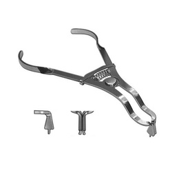 Dental Forceps for Clamp Holders with Ergonomic Stainless Steel Design