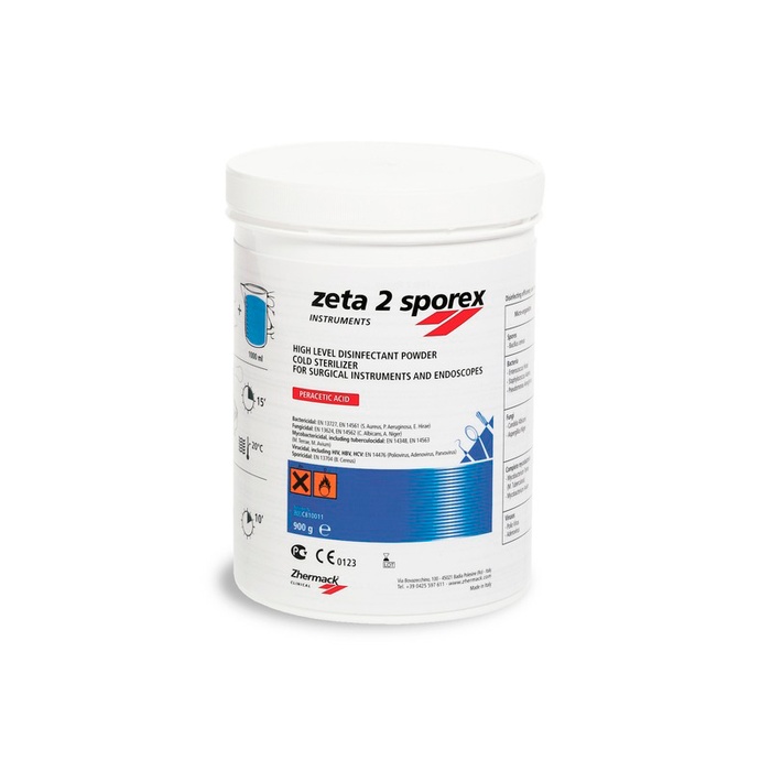ZETA 2 SPOREX: Disinfectant Powder for Instruments (900 gr)