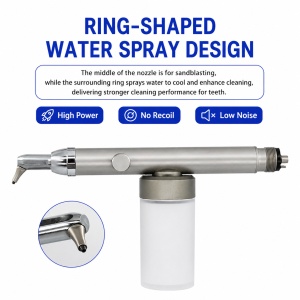 Aluminum Oxide Microblaster with Water Spray