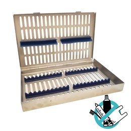 Stainless Steel Dental Instrument Case for Secure Storage and Transport