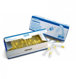 OMNIPIC Dental Anesthesia Needles Pack of 100 Sterile Single-Use