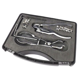 Rubber Dam Insulation Kit with Arch Frame, Clamps, and 2 Forceps