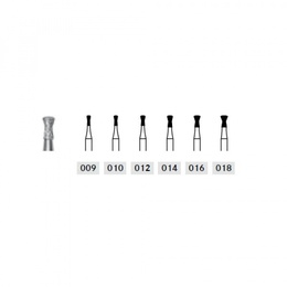 Bur 806 Double Cone Diamond Turbine Bur FG Shank - Pack of 5