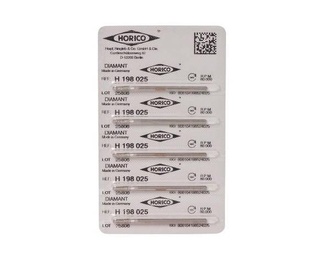 Diamond Burr H 198 8 mm ISO 025 (5 pcs)