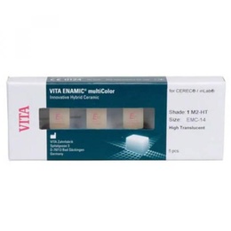 Enamic MultiColor Hybrid Ceramic Blocks for CAD/CAM – 5 Pack