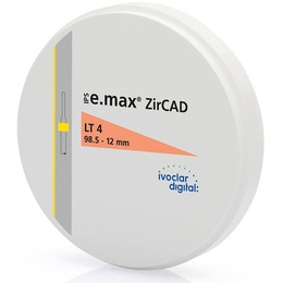 IPS e.max ZirCad Multilayer Zirconia Disc LT Ø98.5 mm