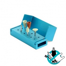 Empty RA Bur Holder with 12 Holes for Dental Burs