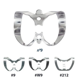 Hygenic Clamps with Wings for Premolar Teeth