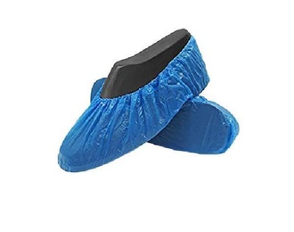 Clear Manual CPE Disposable Shoe Covers for Dental Clinics
