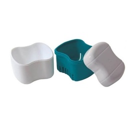 Denture Storage Box with Integrated Drainer for Dental Clinics