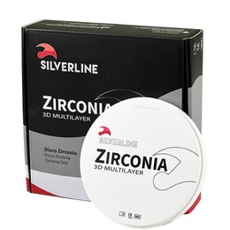 Multilayer 3D Zirconia Discs 98 mm Diameter for CAD/CAM Milling