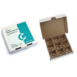 Set of 9 Dental Clamps with Wing Design for Effective Isolation
