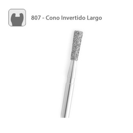 FG 807-FG Long Inverted Cone Diamond Burs for Precision Cutting