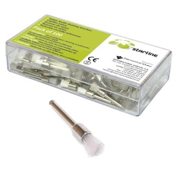Nylon Tip Prophylaxis Brushes Pack of 100 for Professional Dental Use