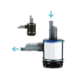 Bacteriological Filter Compatible with HEPA H14 Dental Suction Systems