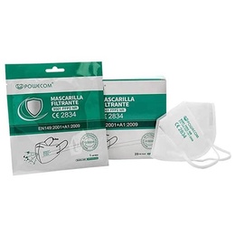 FFP2 White Disposable Masks - Pack of 25